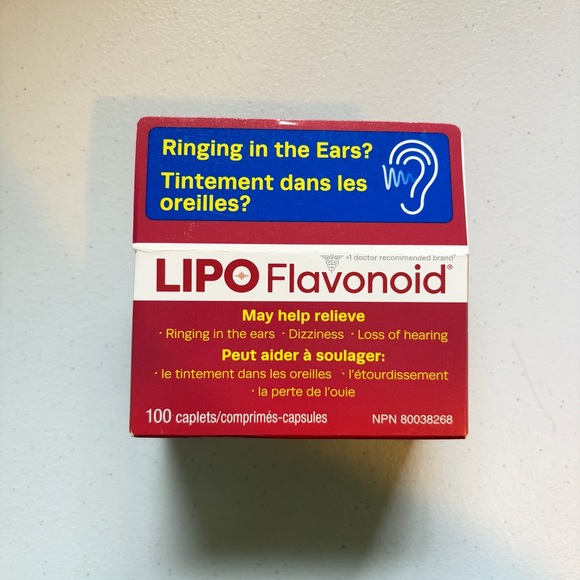 Other - Lipo Flavonoid Tinnitus Relief For Ringing Ears Ear Health, 100 CT - Exp 8/2027